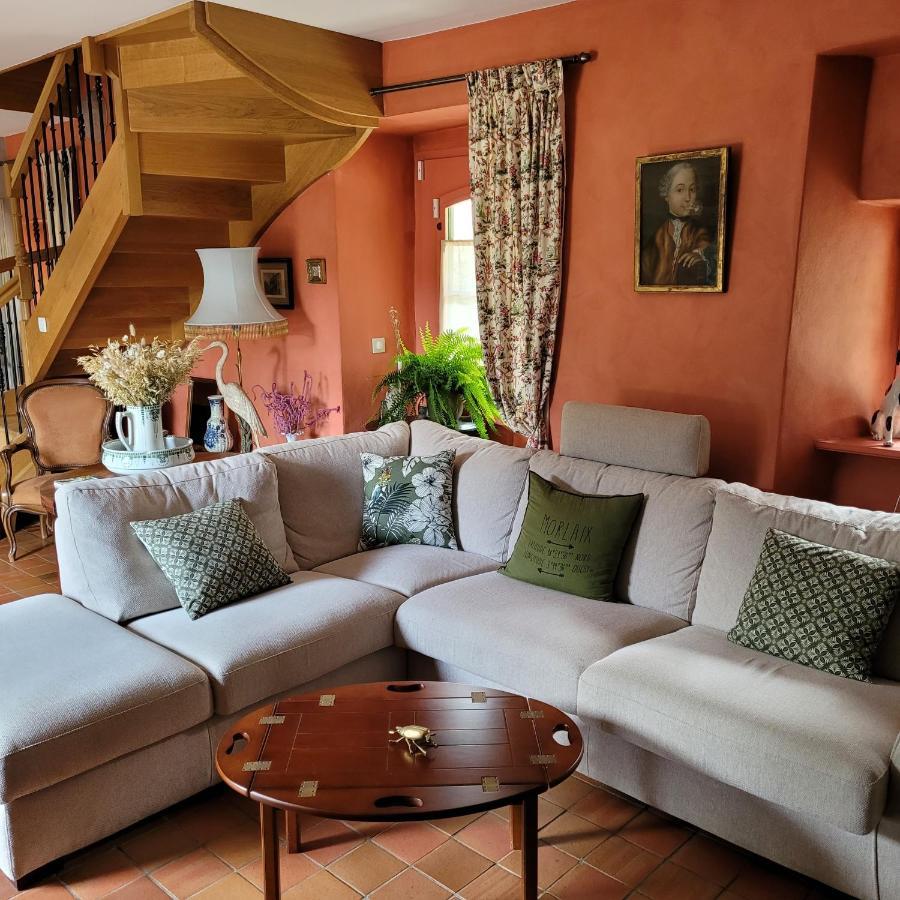 Gite De Charme Au Manoir Du Plessis-Quinquis Sainte-Seve Exterior foto